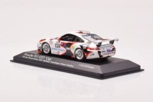 Porsche 911 997 GT3 Cup #124 Mattheus / Geoffroy / Vanbellingen / Fumal 24 Hours of Spa 2005 Minichamps 1:43 400056224 Fém – 3. kép a 4-ből