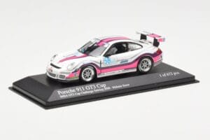 Porsche 911 997 GT3 Cup #56 M. Snow IMSA GT3 Challenge 2008 Minichamps 1:43 400086456 Fém – 2. kép a 4-ből