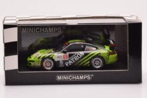 Porsche 911 997 GT3 Cup #8 E. Brown IMSA GT3 Challenge 2009 Minichamps 1:43 400096708 Fém – 4. kép a 4-ből