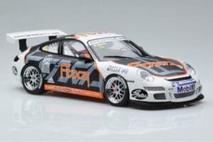 Porsche 911 997 GT3 Cup #33 M. Marsh Carrera Cup Asia 2006 AUTOart 1:18 80782 Fém – 5. kép a 7-ből