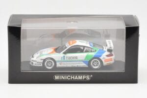 Porsche 911 997 GT3 Cup Tsuchiya #80 K. Sawa Carrera Cup Asia Macau 2007 Minichamps 1:43 400076480 Fém – 4. kép a 4-ből