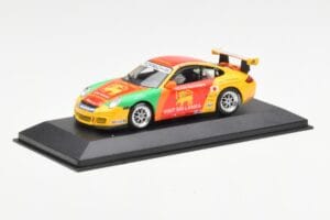 Porsche 911 997 GT3 Cup Visit Sri Lanka #6 D. Malagamuwa Carrera Cup Asia Macau 2007 Minichamps 1:43 400076406 Fém – 2. kép a 4-ből