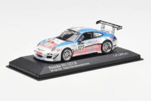 Porsche 911 997 GT3 R Cybernet #123 Fumal / Thiry / Rosenlad / Lefort 24 Hours of Spa 2011 Minichamps 1:43 400118923 Fém – 2. kép a 4-ből