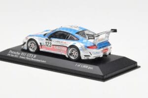 Porsche 911 997 GT3 R Cybernet #123 Fumal / Thiry / Rosenlad / Lefort 24 Hours of Spa 2011 Minichamps 1:43 400118923 Fém – 3. kép a 4-ből