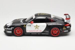 Porsche 911 997 GT3 RS #176 Team Ring Police VLN 2011 Norev 1:18 187570 Fém – 4. kép a 8-ből