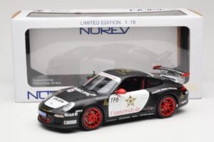 Porsche 911 997 GT3 RS #176 Team Ring Police VLN 2011 Norev 1:18 187570 Fém – 8. kép a 8-ből