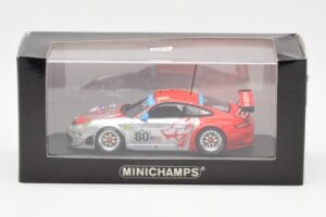 Porsche 911 997 GT3 RSR Flying Lizard #80 S. Neiman / J. Bergmeister / J. van Overbeek 24 Hours of Le Mans 2008 Minichamps 1: – 4. kép a 4-ből