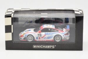 Porsche 911 997 GT3 RSR Matmut #76 P. Narac / R. Lietz / P. Long 24 Hours of Le Mans 2007 Minichamps 1:43 400076776 Fém – 4. kép a 4-ből