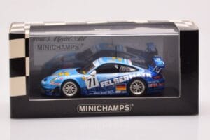 Porsche 911 997 GT3 RSR #71 Felbermayr-Proton M. Collin 24 Hours of Le Mans 2007 Minichamps 1:43 400076771 Fém – 4. kép a 4-ből