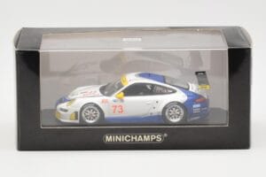Porsche 911 997 GT3 RSR Tafel Racing #73 J. Tafel / J. Farnbacher 12 Hours of Sebring 2010 Minichamps 1:43 400076473 Fém – 4. kép a 4-ből