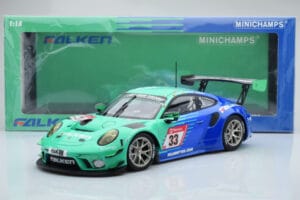 Porsche 911 GT3 R Falken Motorsports #33 K. Bachler / M. Muller / T. Engelhart / M. Werner 24 Hours of Nurburgring 2020 Minic – 6. kép a 6-ből
