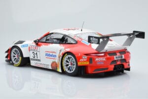 Porsche 911 GT3 R Frikadelli Racing Team #31 M. Arnold / I. Fernandez Winners VLN Round 3 2018 Minichamps 1:18 153186991 Fém – 5. kép a 6-ből