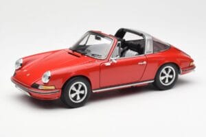 Porsche 911 Targa S Piros Schuco 1:18 450036200 Fém – 3. kép a 9-ből