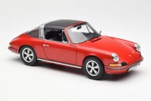 Porsche 911 Targa S Piros Schuco 1:18 450036200 Fém – 7. kép a 9-ből