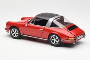 Porsche 911 Targa S Piros Schuco 1:18 450036200 Fém – 8. kép a 9-ből
