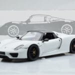 Porsche 918 Spyder Weissach Package Fehér Fekete Felnikkel Minichamps 1:18 - image 9 of 9