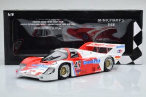 Porsche 956K Grand Prix Preston Henn T-Bird Swap Shop #47 D. Galica / D. Sutherland / P. Henn Brands Hatch 1000km 1983 Minich – 6. kép a 6-ből