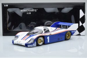 Porsche 956K Porsche System Racing #1 J. Ickx / D. Bell Class Winners Silverstone 6 Hours 1982 Minichamps 1:18 155826601 Fém – 5. kép a 5-ből