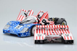 Porsche 956L Spirit of America #8 G. Follmer / J. Morton / K. Miller 24 Hours of Le Mans 1986 Minichamps 1:18 180866508 Fém – 2. kép a 8-ből