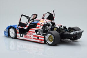 Porsche 956L Spirit of America #8 G. Follmer / J. Morton / K. Miller 24 Hours of Le Mans 1986 Minichamps 1:18 180866508 Fém – 5. kép a 8-ből