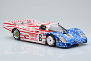 Porsche 956L Spirit of America #8 G. Follmer / J. Morton / K. Miller 24 Hours of Le Mans 1986 Minichamps 1:18 180866508 Fém – 6. kép a 8-ből