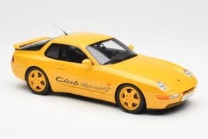 Porsche 968 Clubsport Sárga GT Spirit 1:18 GT129 Gyanta – 4. kép a 6-ből