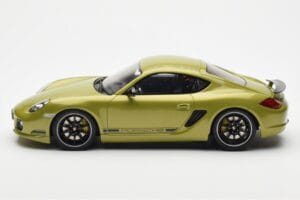 Porsche Cayman R 987 Peridot Metallic GT Spirit 1:18 GT425 Gyanta – 3. kép a 6-ből