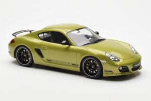 Porsche Cayman R 987 Peridot Metallic GT Spirit 1:18 GT425 Gyanta – 4. kép a 6-ből