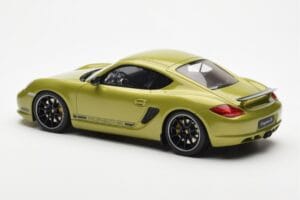 Porsche Cayman R 987 Peridot Metallic GT Spirit 1:18 GT425 Gyanta – 5. kép a 6-ből