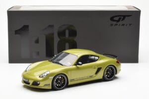 Porsche Cayman R 987 Peridot Metallic GT Spirit 1:18 GT425 Gyanta – 6. kép a 6-ből