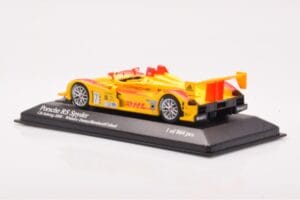 Porsche RS Spyder LMP2 #7 R. Dumas / T. Bernhard / E. Collard Sebring 12 Hours Winners 2008 Minichamps 1:43 400086807 Fém – 3. kép a 4-ből