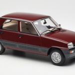 Renault 5 GTL Bordeaux Piros Otto 1:18 OT1059 - image 4 of 6