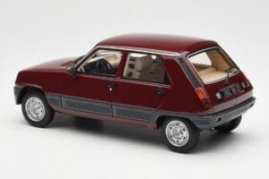 Renault 5 GTL Bordeaux Piros Otto 1:18 OT1059 Gyanta – 5. kép a 6-ből