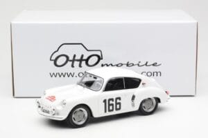 Alpine A106 #166 F. Jacques / R. Jacques Rally Monte Carlo 1960 Otto 1:18 OT543 Gyanta – 6. kép a 6-ből