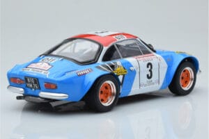 Alpine A110 #3 B. Darniche / A. Mahe Tour de Corse 1973 IXO 1:18 18RMC062B Fém – 2. kép a 6-ből