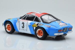 Alpine A110 #3 B. Darniche / A. Mahe Tour de Corse 1973 IXO 1:18 18RMC062B Fém – 5. kép a 6-ből