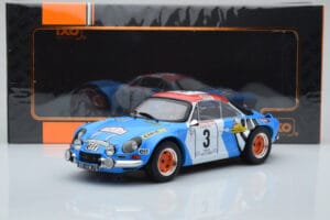 Alpine A110 #3 B. Darniche / A. Mahe Tour de Corse 1973 IXO 1:18 18RMC062B Fém – 6. kép a 6-ből