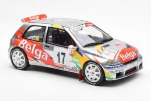 Renault Clio Maxi Kit Car Belga #17 Rally Ypres 1995 Otto 1:18 OT1058 Gyanta – 4. kép a 6-ből