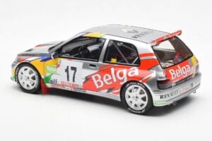 Renault Clio Maxi Kit Car Belga #17 Rally Ypres 1995 Otto 1:18 OT1058 Gyanta – 5. kép a 6-ből