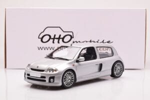 Renault Clio V6 Phase 1 Ezüst Otto 1:18 OT1034 Gyanta – 6. kép a 6-ből