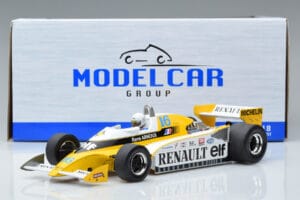 Renault RS10 Elf #16 R. Arnoux British GP 1979 MCG 1:18 MCG18617F Fém – 6. kép a 6-ből