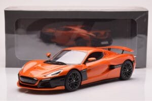 Rimac Nevera Narancssárga GT Spirit 1:18 GT880 Gyanta – 6. kép a 6-ből
