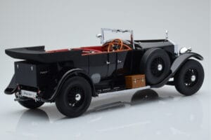 Rolls-Royce Phantom I Kabrió Fekete Kyosho 1:18 08931BK Fém – 3. kép a 8-ből