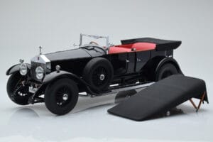 Rolls-Royce Phantom I Kabrió Fekete Kyosho 1:18 08931BK