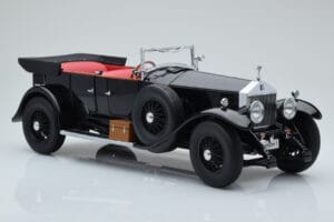 Rolls-Royce Phantom I Kabrió Fekete Kyosho 1:18 08931BK Fém – 6. kép a 8-ből