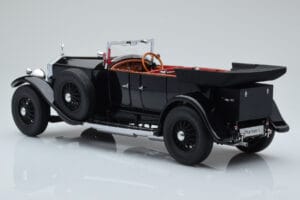 Rolls-Royce Phantom I Kabrió Fekete Kyosho 1:18 08931BK Fém – 7. kép a 8-ből