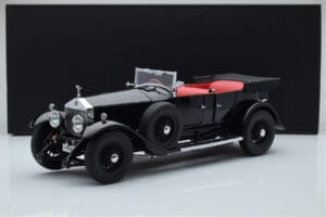 Rolls-Royce Phantom I Kabrió Fekete Kyosho 1:18 08931BK Fém – 8. kép a 8-ből