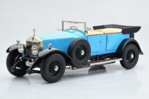 Rolls-Royce Phantom I Kabrió Kék Kyosho 1:18 08931LB Fém – 2. kép a 9-ből
