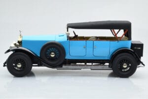 Rolls-Royce Phantom I Kabrió Kék Kyosho 1:18 08931LB Fém – 4. kép a 9-ből