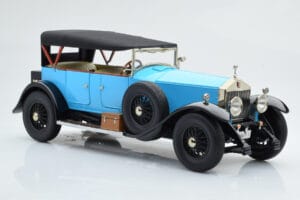 Rolls-Royce Phantom I Kabrió Kék Kyosho 1:18 08931LB Fém – 5. kép a 9-ből